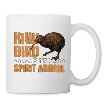 L’oiseau kiwi est mon animal spirituel Nouvelle-Zélande - Mug blanc - blanc - Droite