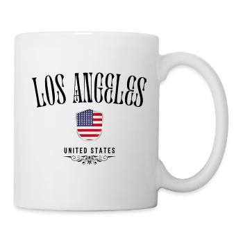 Souvenir Los Angeles, elegant design Los Angeles - Mug - white - Right