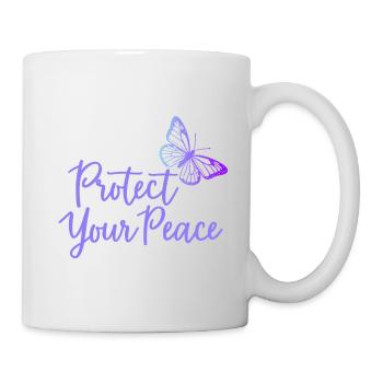 Protect Your Peace Butterfly Inner Peace - Mug - white - Right
