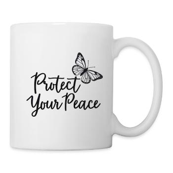 Protect Your Peace Butterfly Inner Peace - Mug - white - Right