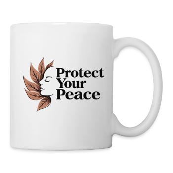 Protect Your Peace Mindfulness and Calm - Mug - white - Right