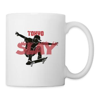 Conception de skateboard Tokyo Slay - Mug blanc - blanc - Droite