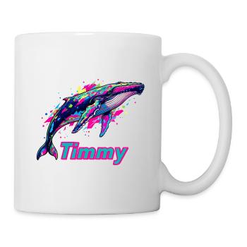 Neonwal Timmy Graffiti - Tasse - Weiß - Rechts