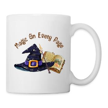 Magic Is On Every Page  - Mug - white - Right
