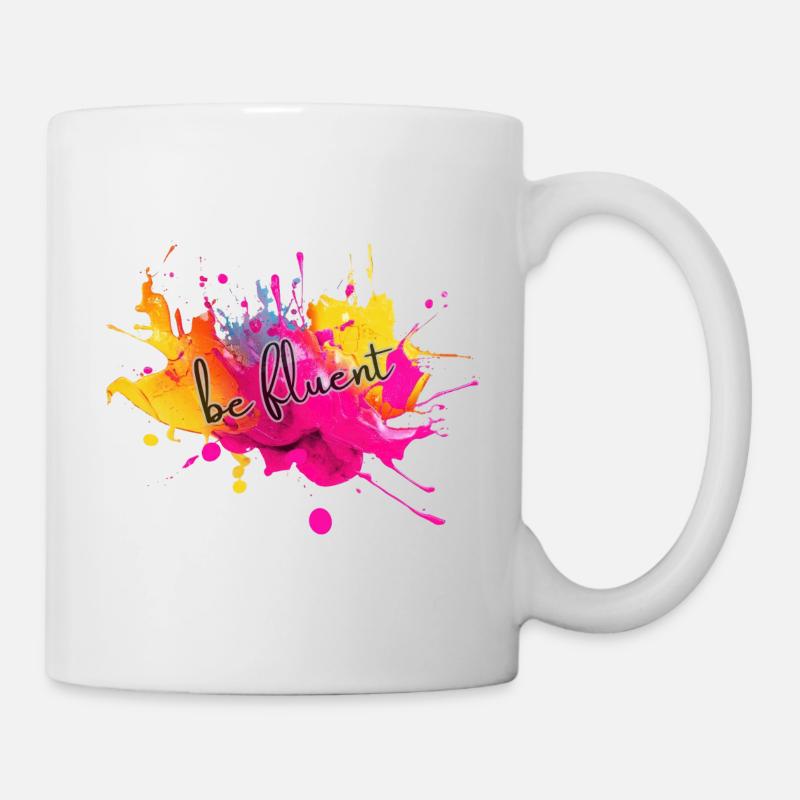Be Fluent Color Splash - Mug - white