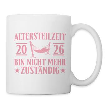 Partial retirement 2026 colleague no longer responsible - Mug - white - Right