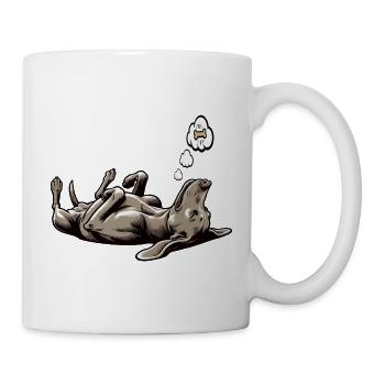 Propriétaire de Weimaraner Passionné de Weimaraner - Mug blanc - blanc - Droite