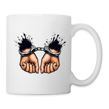 Bound Hands Rebellion Design - Mug - white - Right