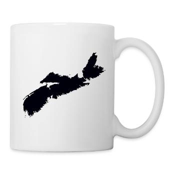 Carte de la Nouvelle-Écosse - Mug blanc - blanc - Droite
