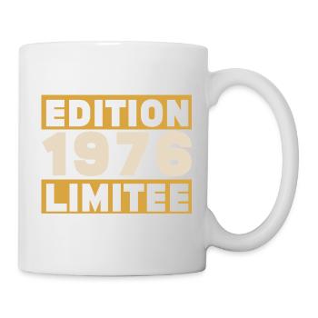 1976 50 ans Anniversaire Vintage Cadeau - Mug blanc - blanc - Droite