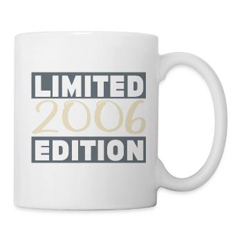 Vintage 2006, 20-jähriges Jubiläumsgeschenk - Tasse - Weiß - Rechts