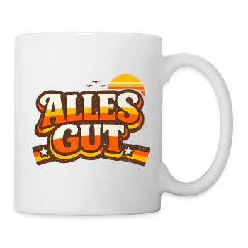 Alles Gut Spruch - Tasse - Weiß - Rechts