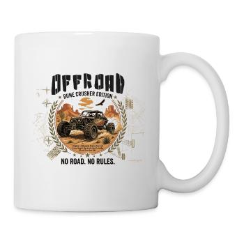 Offroad Desert Adventure No Road No Rules - Mug - white - Right