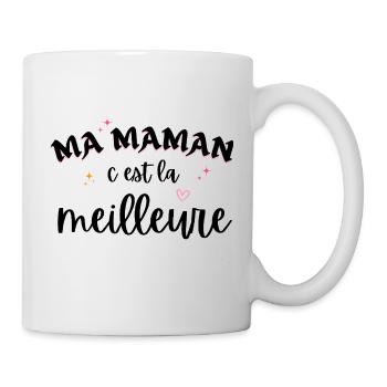 ma maman c est la meilleure cadeau pour maman - Mug blanc - blanc - Droite