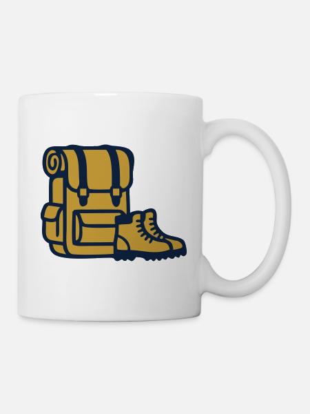 Rucksack Wanderschuhe Gear - Tasse - Weiß