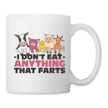Vegan Humor Fun - Mug - white - Right