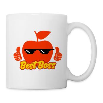 Apple Picking The Best Bos Best Bo Ever Manager - Mug - white - Right