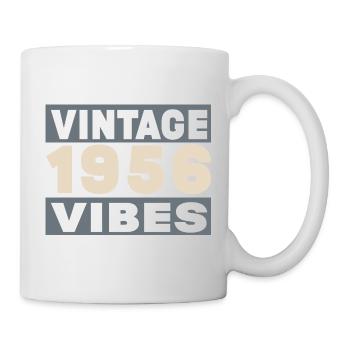 anniversaire 1956 - 70 ans - Mug blanc - blanc - Droite