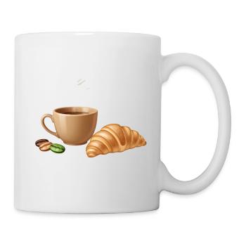 Coffee Croissant Moment - Mug - white - Right