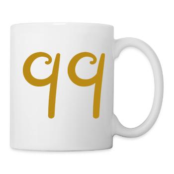 99 - Tasse - Weiß - Rechts