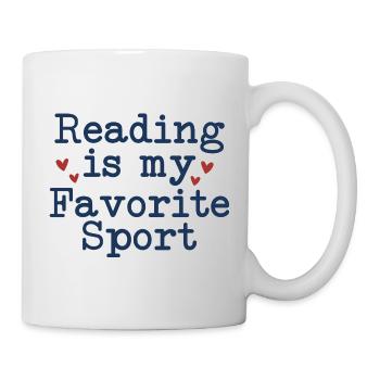 La lecture est mon sport préféré Rat de bibliothèque - Mug blanc - blanc - Droite