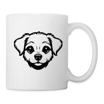 Cute puppy design - Mug - white - Right