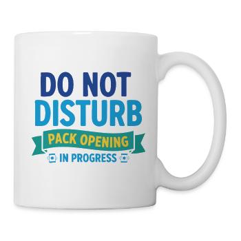 Do Not Disturb Pack Opening In Progress Trading - Mug - white - Right