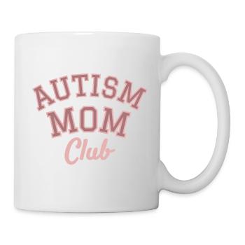 Club des mamans autistes Retro Varsity Design - Mug blanc - blanc - Droite