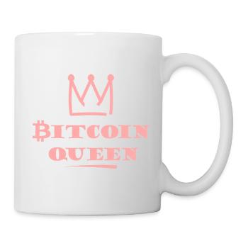 Bitcoin Queen Pink Crown - Mug - white - Right