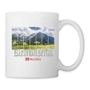 Kleinwalsertal Allgäu in Österreich Souvenir - Tasse - Weiß - Rechts