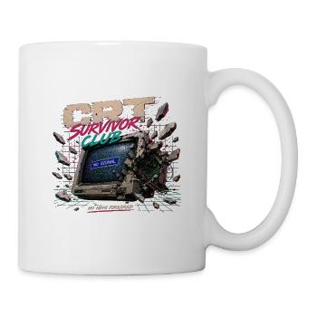No_HDMI_required - Tasse - Weiß - Rechts
