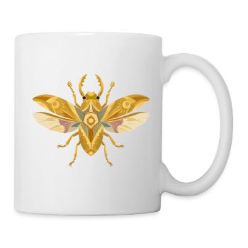 Golden Flying Insect Mystic Style - Mug - white - Right