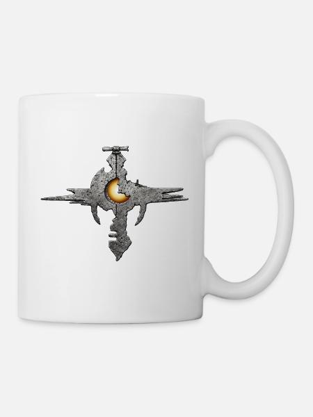 Sacred Fragment Mond – Mystisches Sigil - Tasse - Weiß