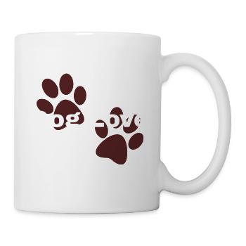 Dog Love – Paws Pair - Mug - white - Right
