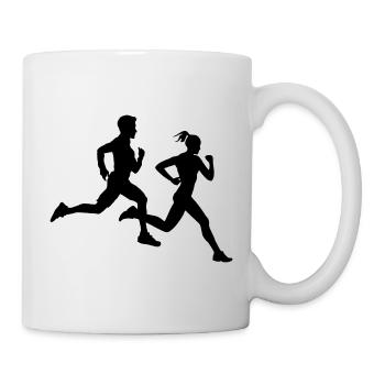 Running Duo – Marathon Team - Mug - white - Right