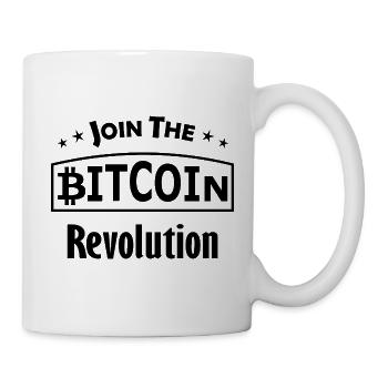 Bitcoin Glowing Symbol - Mug - white - Right