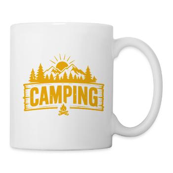Camping Outdoor Mountain Adventure Tent - Mug - white - Right