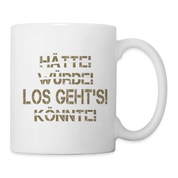 Could Have Would Could Get Started Motivation Saying - Mug - white - Right
