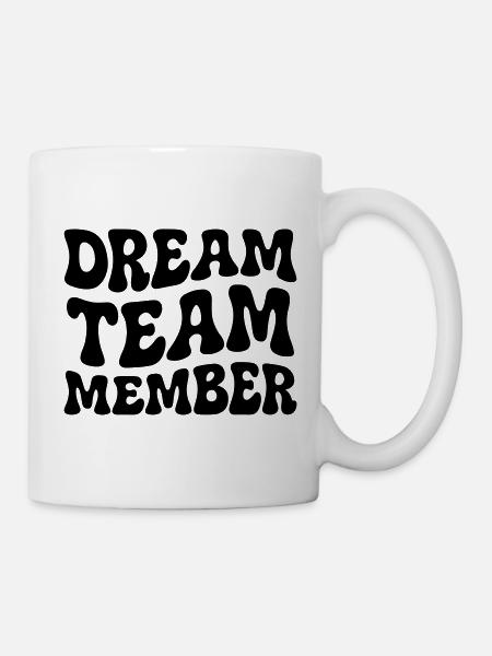 Team Member Retro - Tasse - Weiß