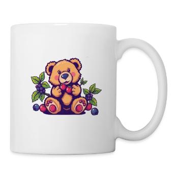 Cute Bear Bear Gift Birthday - Mug - white - Right