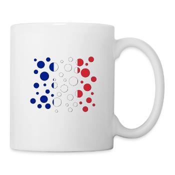 France, France flag, fra, FRA, france - Mug - white - Right