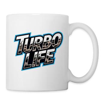 Turbo Life Saying Car Tuning Camouflage - Mug - white - Right