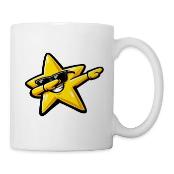 Étoile de dépotage - Mug blanc - blanc - Droite
