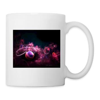 Neon-Basketball - Tasse - Weiß - Rechts