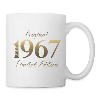 59th Birthday Gift Vintage July Vintage 1967 - Mug - white - Right