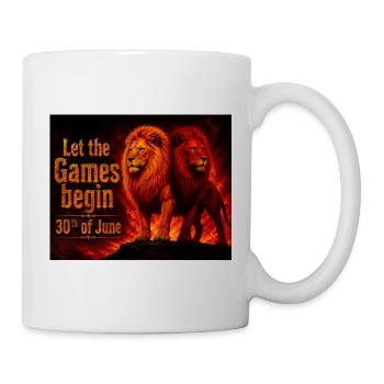 Let the Games Begin: Lions - Mug - white - Right