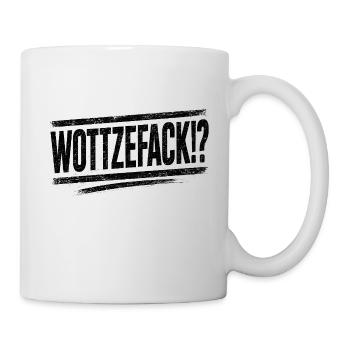 Humour Wottzefack dit une idée de cadeau drôle - Mug blanc - blanc - Droite