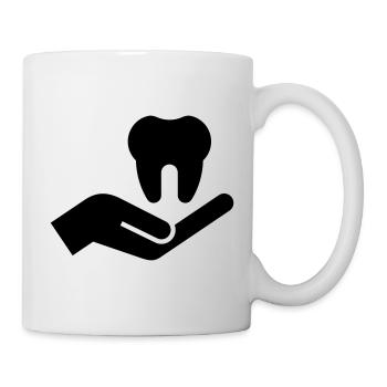 Dentiste, dentiste, cabinet dentaire - Mug blanc - blanc - Droite