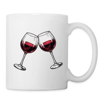 Harmonie des verres à vin - Mug blanc - blanc - Droite