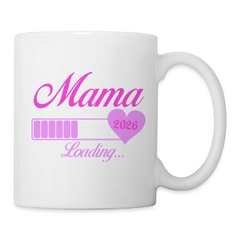 Mama 2026 Chargement - Mug blanc - blanc - Droite